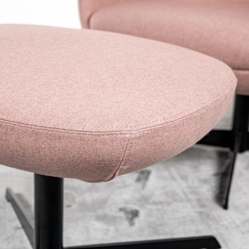 - BuzziQ Upholstered Lounge Chair and Ottoman - Muffle Acoustics Limited