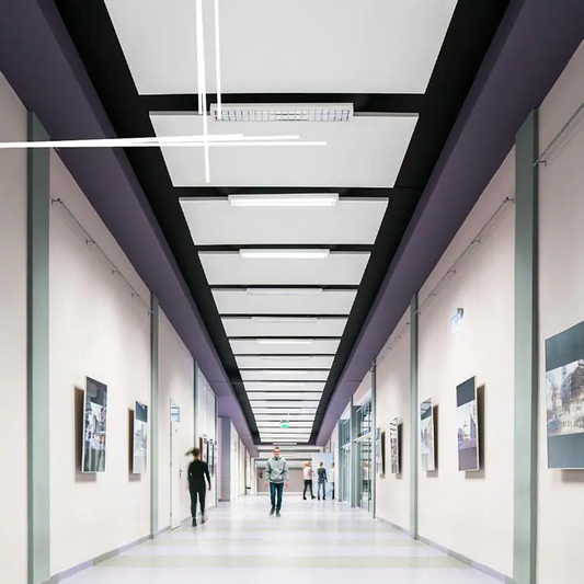 Ecophon - Ecophon Solo™ Rectangle Acoustic Raft (Sold in packs) - White Frost - Muffle Acoustics Limited