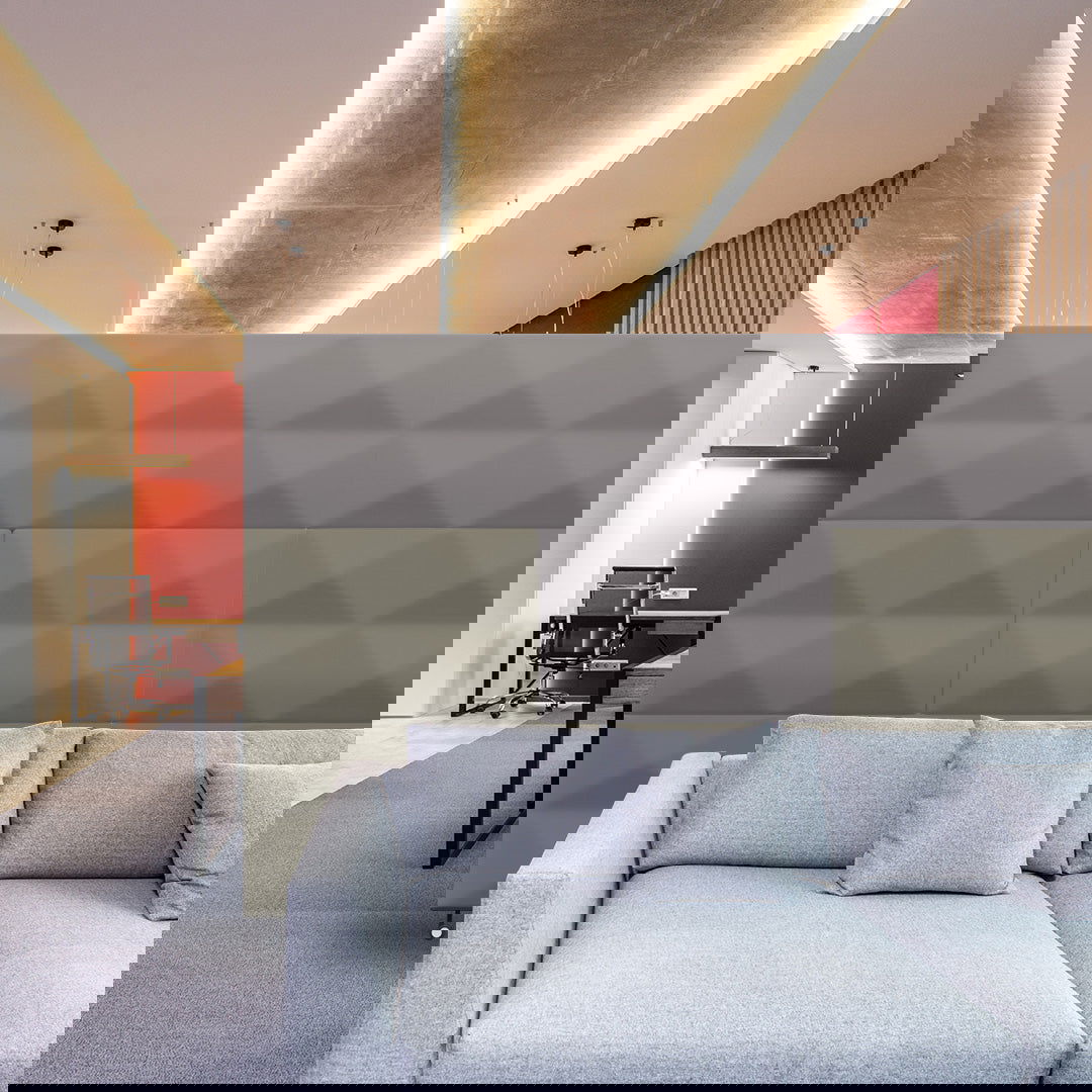 Fabricks Mobile Acoustic Screen - 1200 x 1200mm - Muffle Acoustics Limited