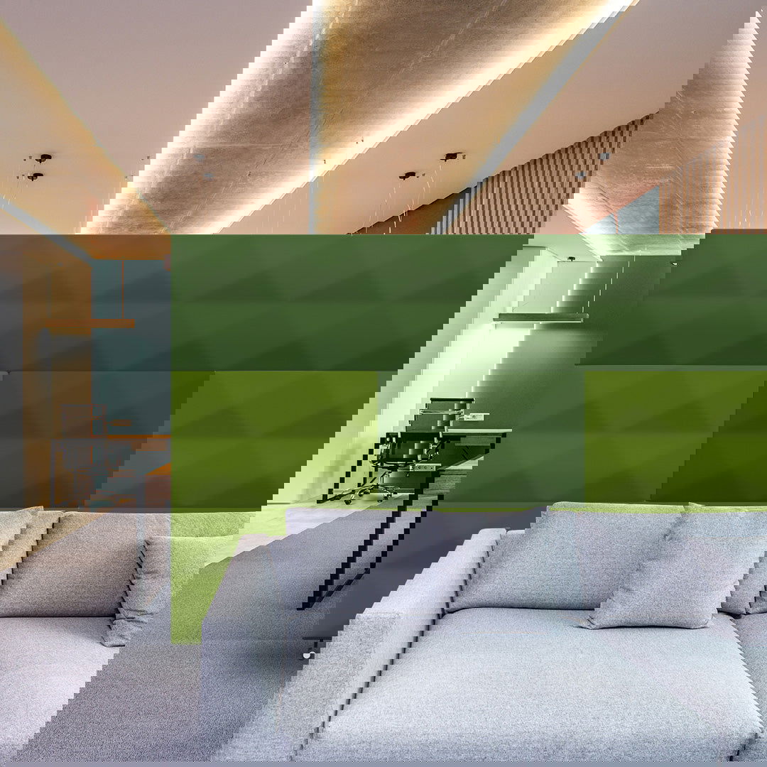 Fabricks Mobile Acoustic Screen - 1200 x 1200mm - Muffle Acoustics Limited