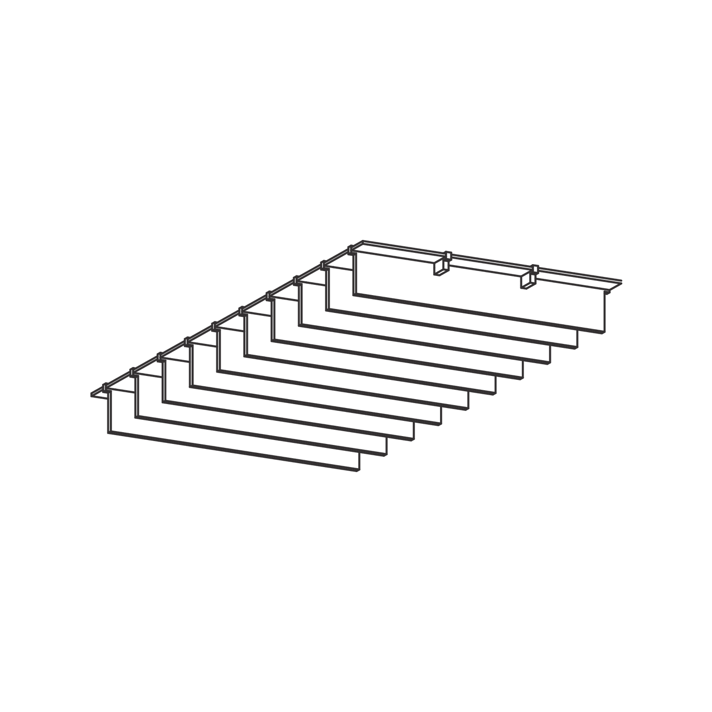 Autex Grid Ceiling Tiles - Rectangle (Sold in Packs)