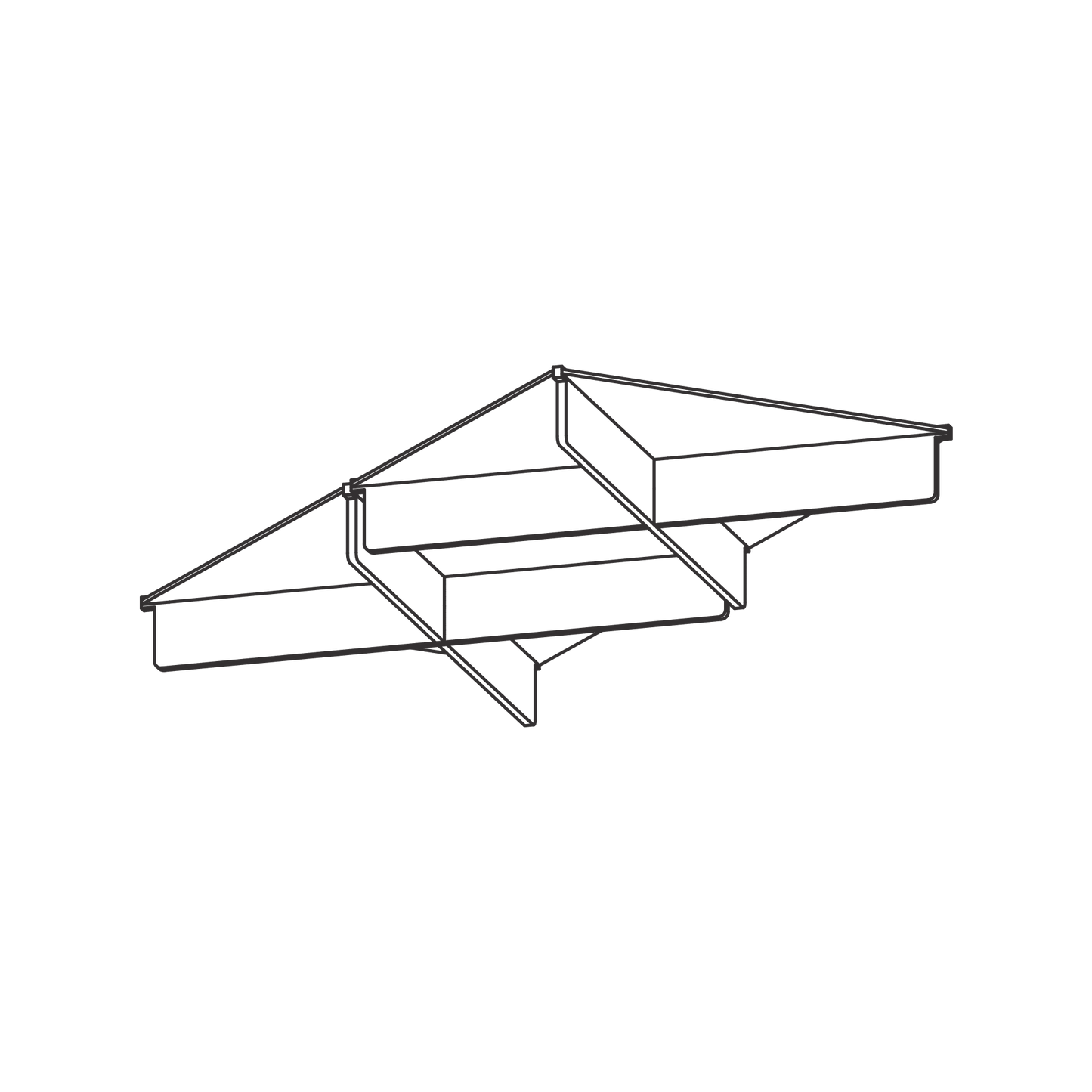 Autex Grid Ceiling Tiles - Rectangle (Sold in Packs)