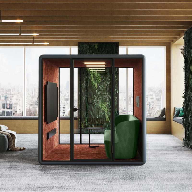 Koplus Duo Acoustic Meeting Booth - Muffle Acoustics Limited