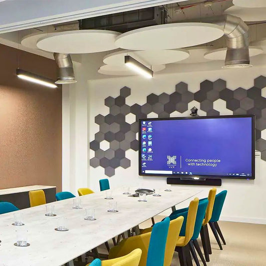 MuffleRaft Ellipse Acoustic Ceiling Raft - Muffle Acoustics Limited