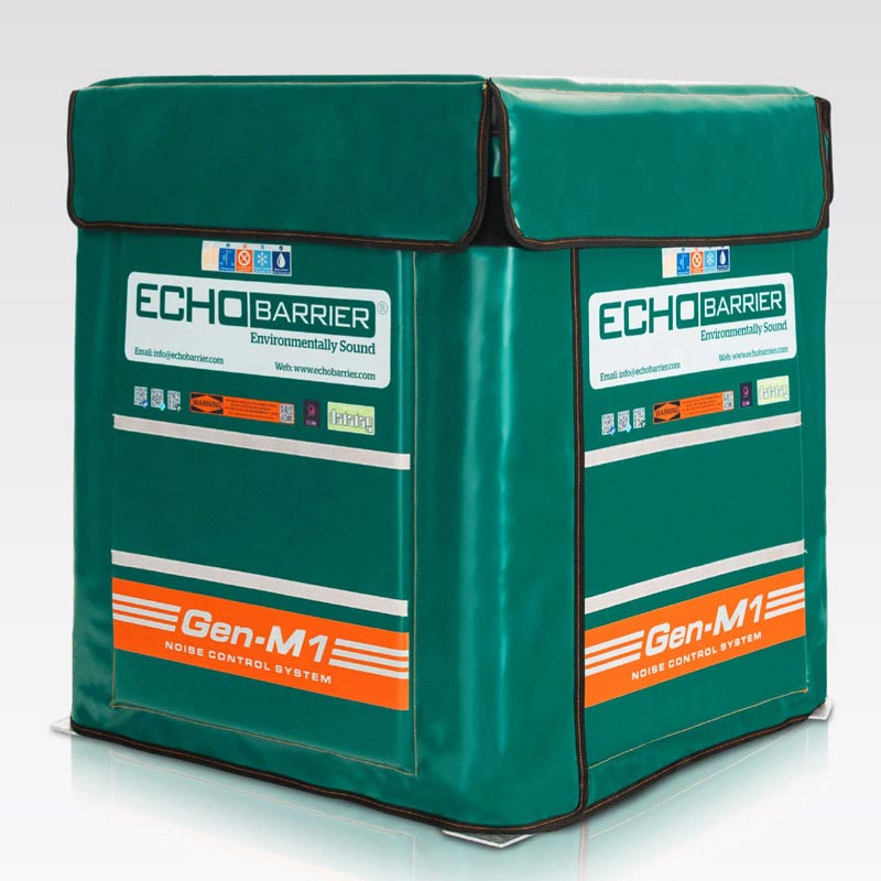 Echo Barrier - Echo Barrier M1 Genset Enclosure - Muffle Acoustics Limited 