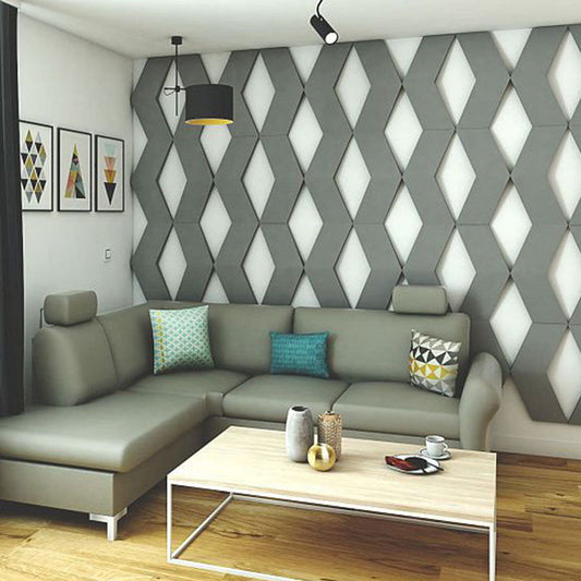 FLUFFO SOFT Chevron 3D Acoustic Panel - Muffle Acoustics Limited