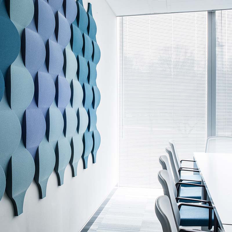 FLUFFO SOFT Flow 3D Acoustic Panel - Muffle Acoustics Limited