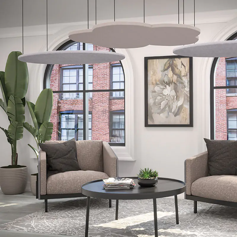 MuffleRaft Cloud Acoustic Ceiling Raft - Muffle Acoustics Limited