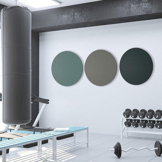 MuffleStick Circle Self-Adhesive Acoustic Panel - Muffle Acoustics Limited