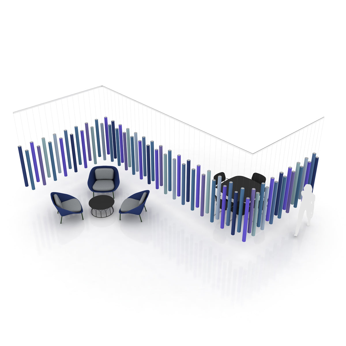 Offecct | Acoustic Hanging Soundsticks (Sold in Packs) – Muffle ...
